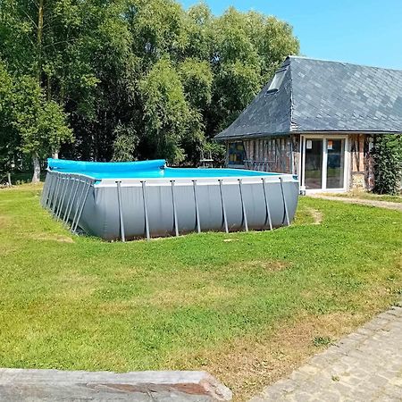 Villa Paisible Cahute à La Poterie-Mathieu Extérieur photo