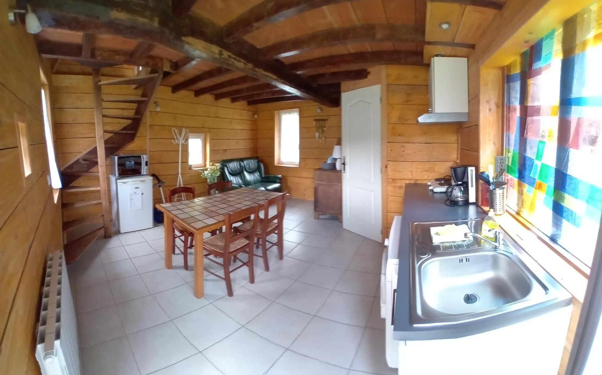 Villa Paisible Cahute à La Poterie-Mathieu Extérieur photo